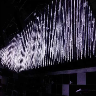 El tubo del pixel 3D enciende la luz del tubo de DMX RGB LED para la decoración del club de Navidad